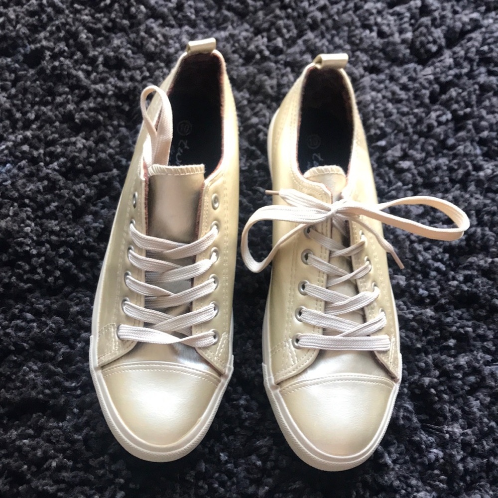 Gold Sneakers